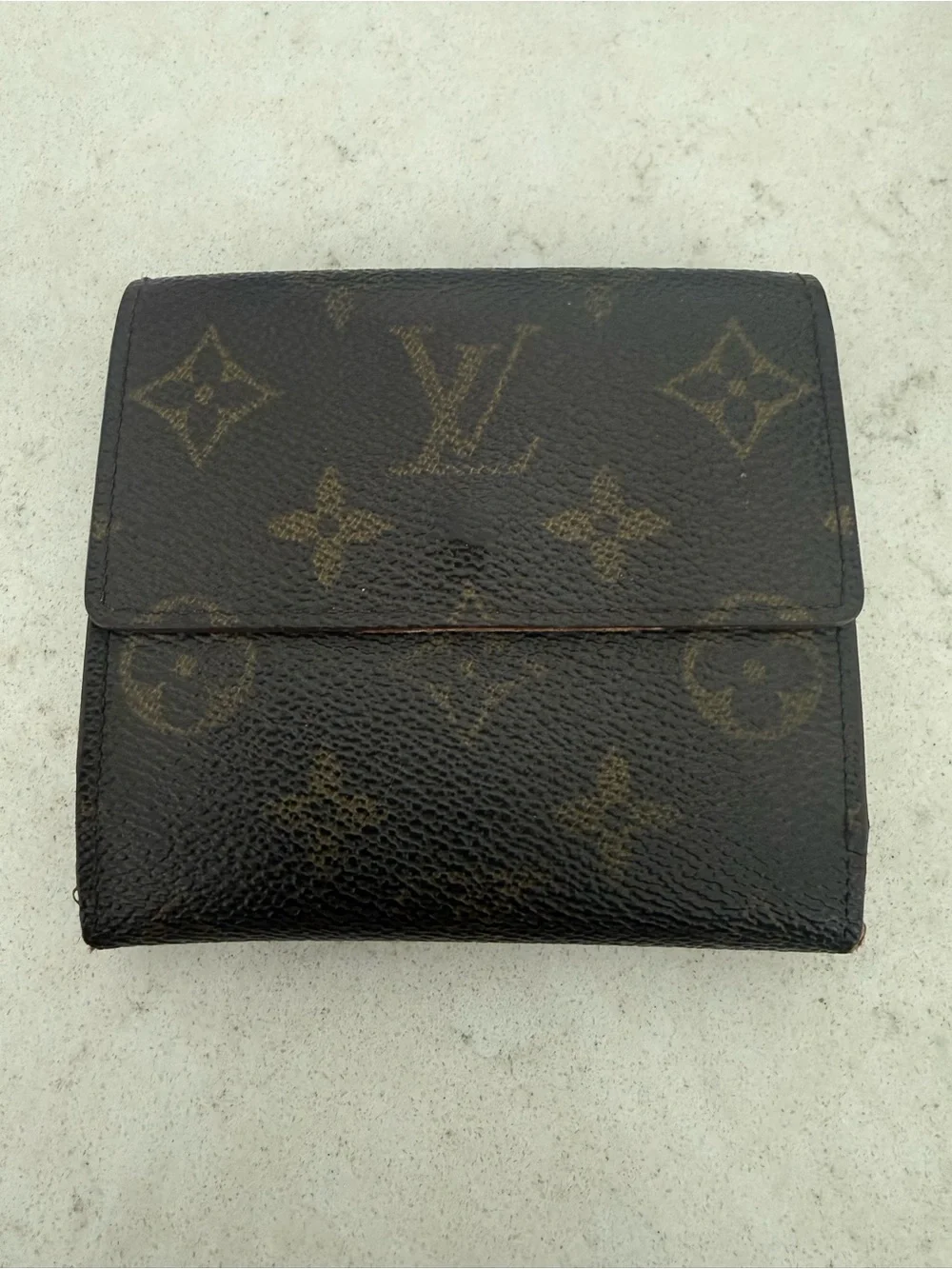 Louis Vuitton Monogram Canvas Trifold Card & Key Holder in Brown